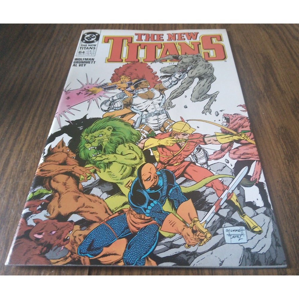 The New Titans #64 (March 1990 DC Comics)